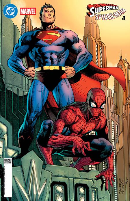 DC MARVEL SUPERMAN SPIDER-MAN #1 - CVR B - JIM LEE CARD STOCK - (RELEASE: 3/25/26)