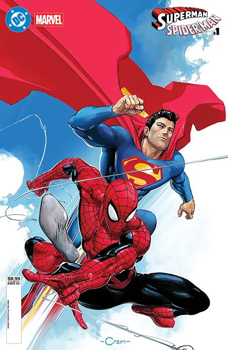 DC MARVEL SUPERMAN SPIDER-MAN #1 - CVR D - CLAYTON CRAIN CARD STOCK - (RELEASE: 3/25/26)