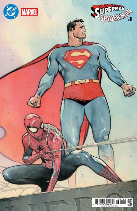 DC MARVEL SUPERMAN SPIDER-MAN #1 - CVR E - OLIVER COIPEL CARD STOCK - (RELEASE: 3/25/26)