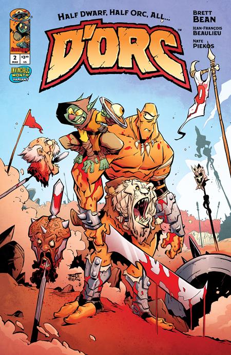 DORC #2 CVR C BRETT BEAN INVINCIBLE TEAM UP VAR (RELEASE: 3/11/26)