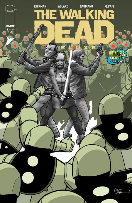 WALKING DEAD DELUXE #133 CVR E DAVID FINCH & DAVE MCCAIG INVINCIBLE TEAM UP VAR (RELEASE: 3/18/26)