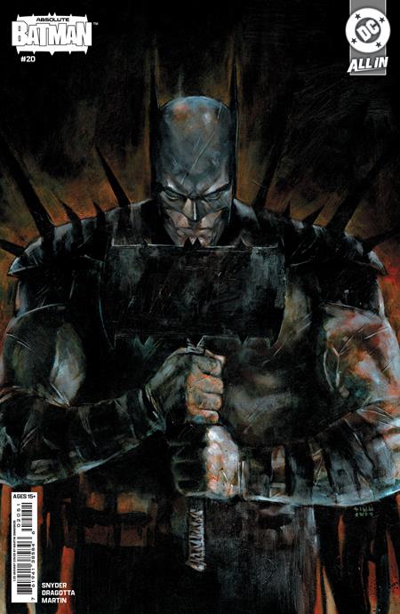 ABSOLUTE BATMAN #20 - CVR E - 1:25 RATIO VARIANT - MARTIN SIMMONDS - KEY ISSUE (RELEASE: 5/13/26)