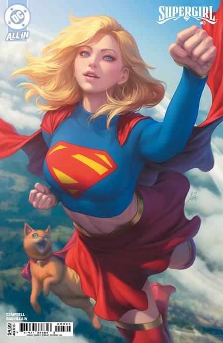 SUPERGIRL #3 CVR B STANLEY ARTGERM LAU CARD STOCK VAR (RELEASE: 7/9/25)