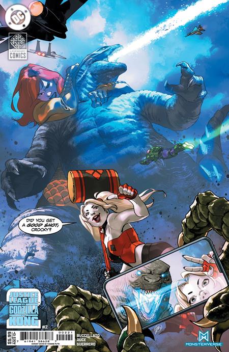JUSTICE LEAGUE VS GODZILLA VS KONG 2 #2 CVR B YASMINE PUTRI CARD STOCK VAR (RELEASE: 7/2/25)