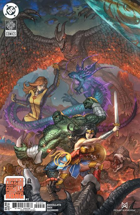 JUSTICE LEAGUE VS GODZILLA VS KONG 2 #2 CVR C ALAN QUAH CARD STOCK VAR (RELEASE: 7/2/25)