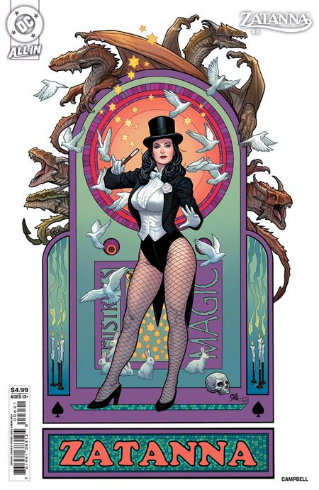 ZATANNA #6 (OF 6) CVR B FRANK CHO CARD STOCK VAR (RELEASE: 7/16/25)