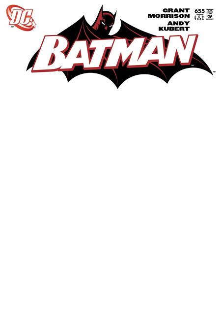 BATMAN #655 FACSIMILE EDITION CVR D BLANK VAR - KEY ISSUE (RELEASE: 7/16/25)