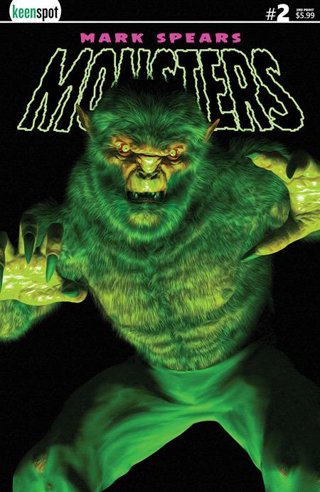 MARK SPEARS MONSTERS #2 Third Printing Cvr A Mark Spears The Werewolf (RELEASE: 7/23/25)