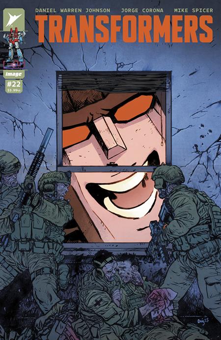 TRANSFORMERS #22 CVR A DANIEL WARREN JOHNSON & MIKE SPICER (RELEASE: 7/9/25)