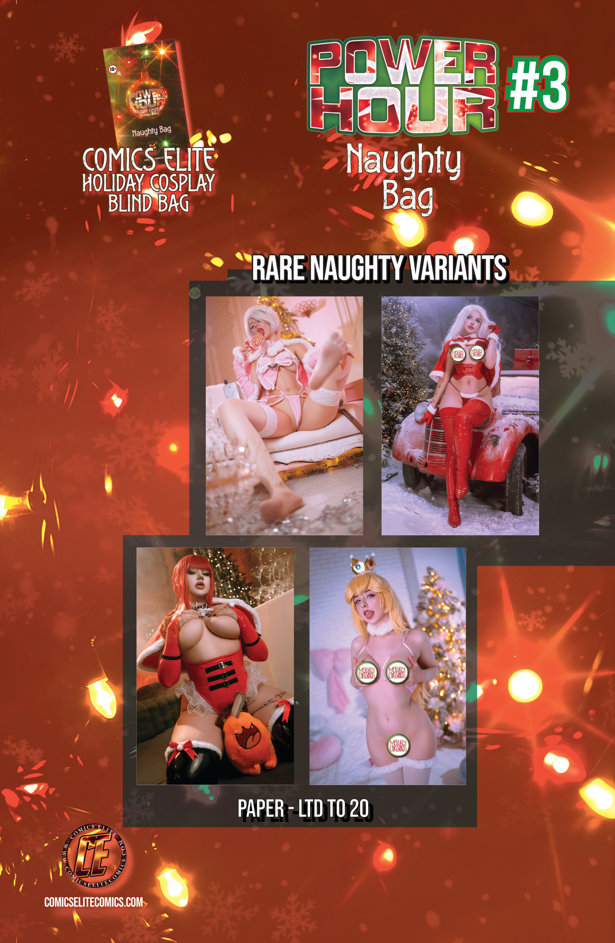 POWER HOUR #3 HOLIDAY COSPLAY BLIND BAG - NAUGHTY - LTD 200