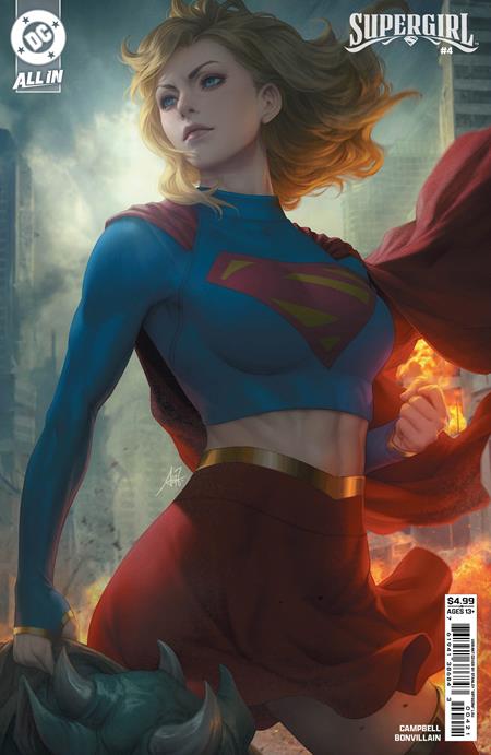 SUPERGIRL #4 CVR B STANLEY ARTGERM LAU CARD STOCK VAR (RELEASE: 8/13/25)