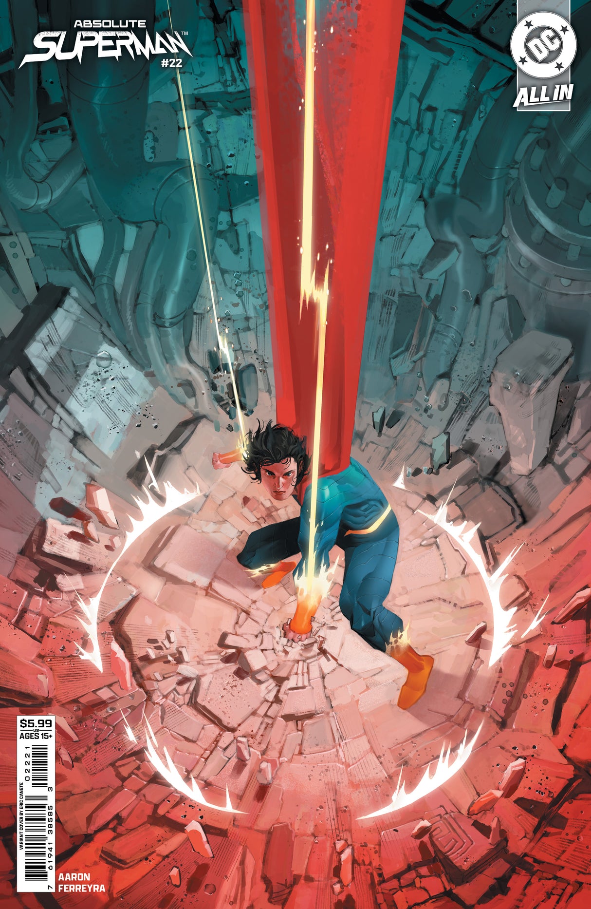 ABSOLUTE SUPERMAN #22 - CVR B - CANETE - KEY ISSUE (RELEASE: 8/5/26)