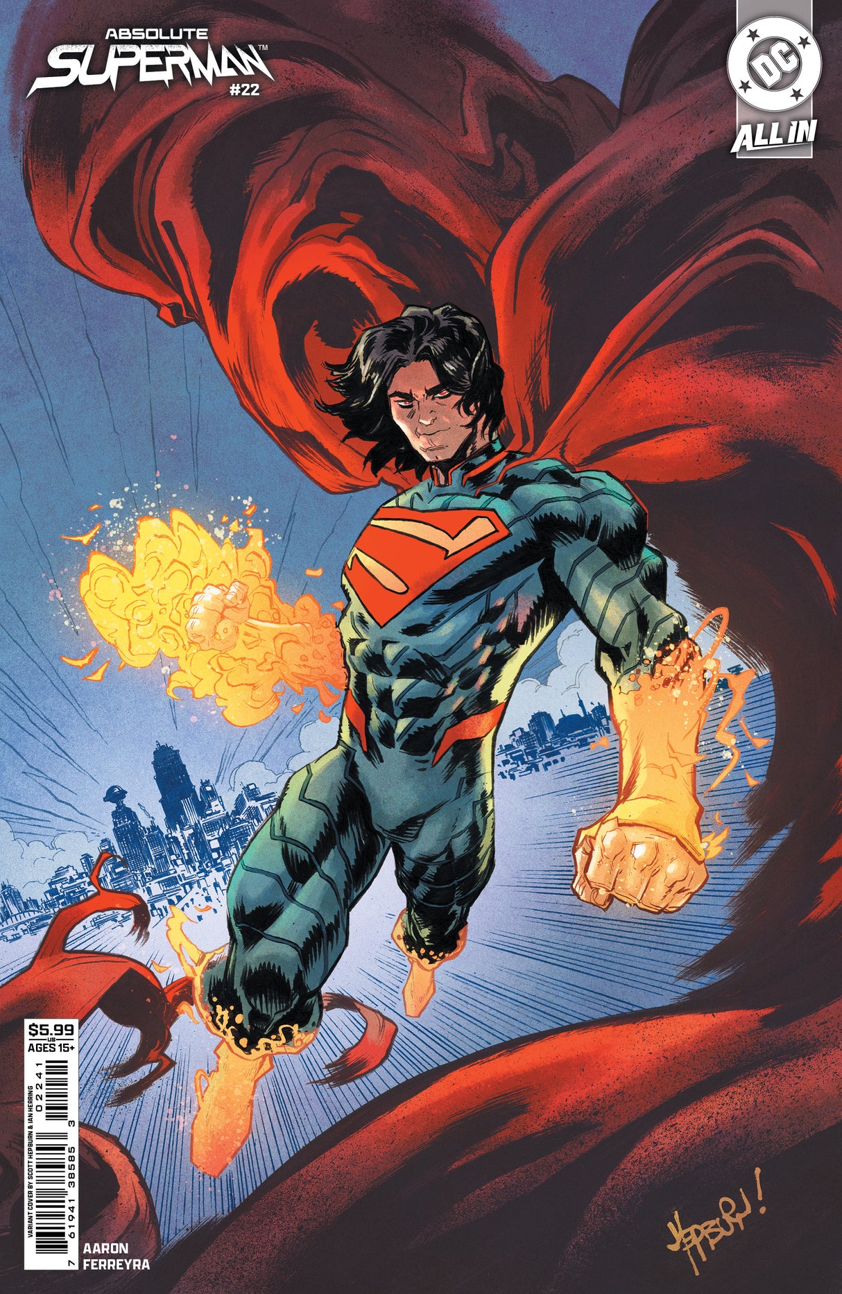 ABSOLUTE SUPERMAN #22 - CVR D - HEPBURN - KEY ISSUE (RELEASE: 8/5/26)