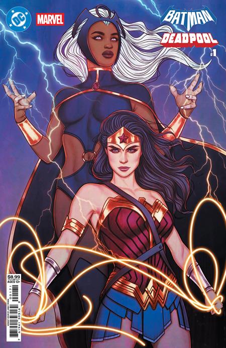 DC MARVEL BATMAN DEADPOOL #1 (ONE SHOT) CVR H JENNY FRISON WONDER WOMAN STORM CARD STOCK - (RELEASE: 11/19/25)