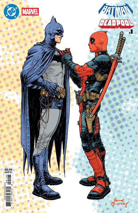 DC MARVEL BATMAN DEADPOOL #1 (ONE SHOT) CVR N FRANK QUITELY BATMAN DEADPOOL CARD STOCK VAR (RELEASE: 11/19/25)
