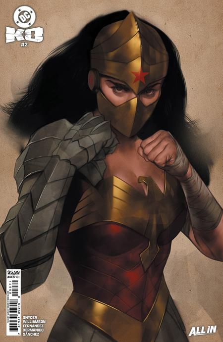 DC K.O. #2 (OF 5) CVR H BEN OLIVER FACE-OFF CARD STOCK VAR (RELEASE: 11/26/25)