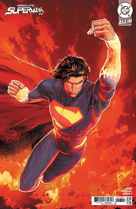 ABSOLUTE SUPERMAN #13 CVR C MIKEL JANIN CARD STOCK VAR (RELEASE: 11/5/25)