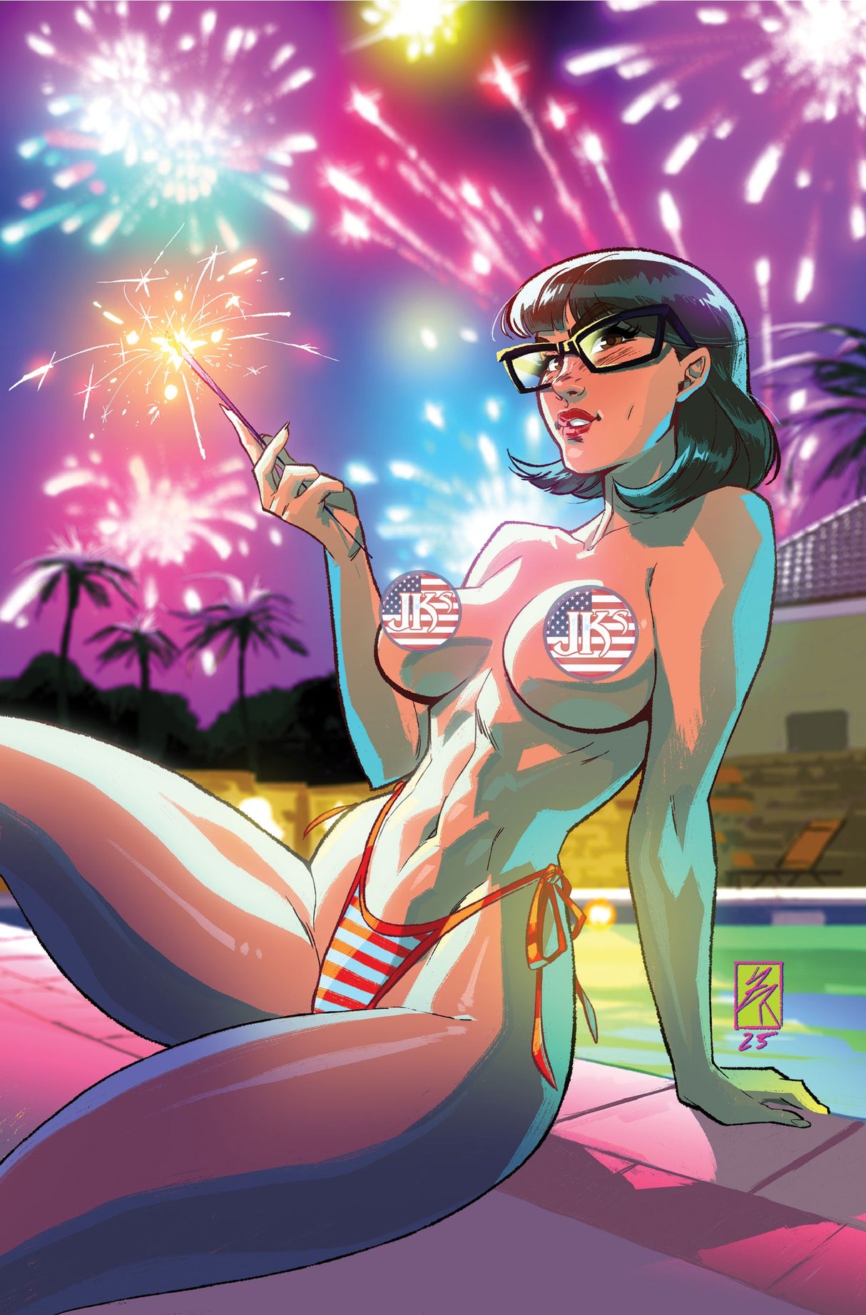 JINKIES #2 ZACH RAW "POOLSIDE" - NAUGHTY - LTD 75