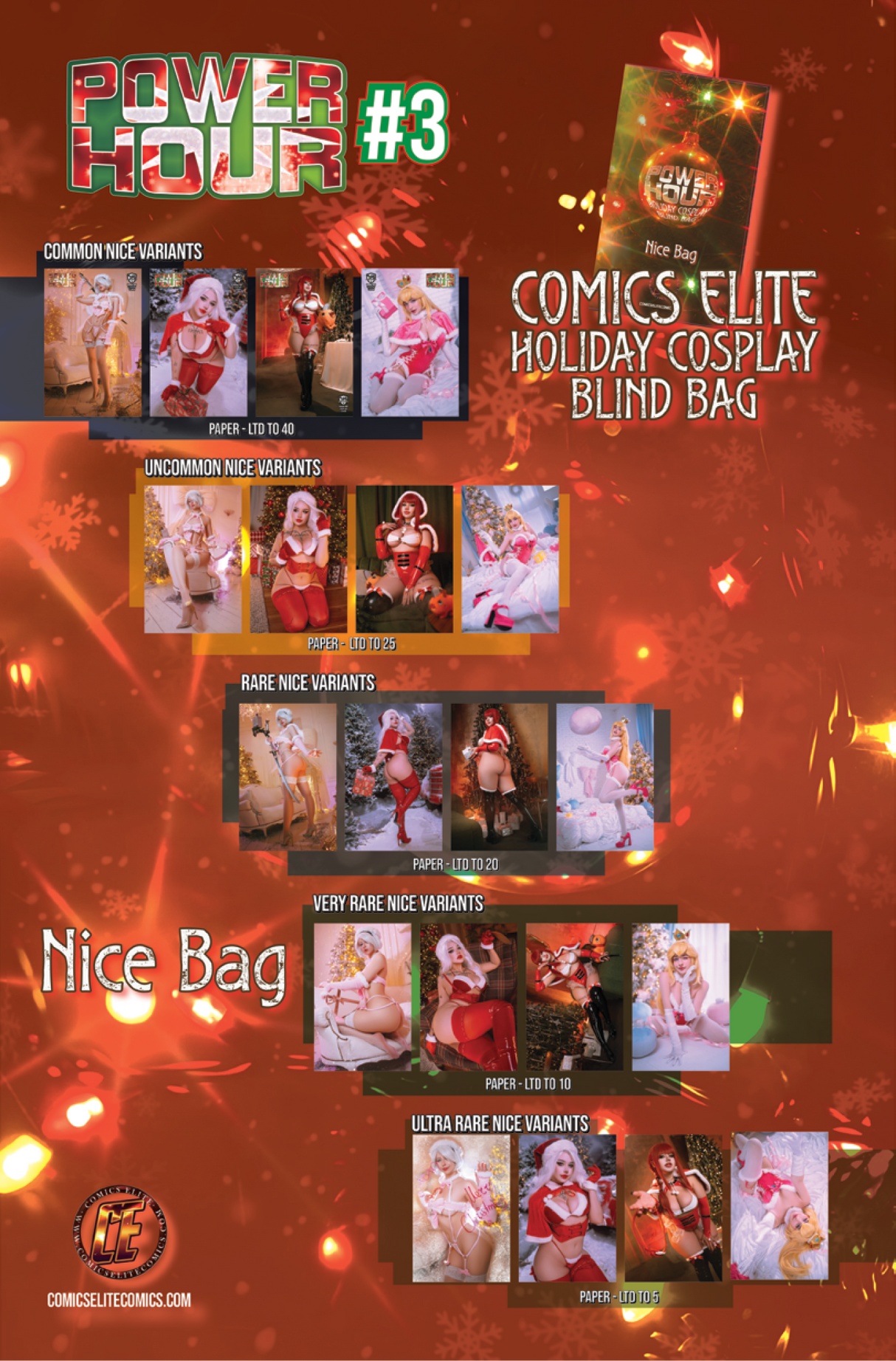 POWER HOUR #3 HOLIDAY COSPLAY BLIND BAG - NICE - LTD 200