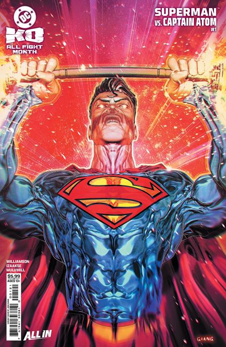 DC K.O. SUPERMAN VS CAPTAIN ATOM #1 (ONE SHOT) CVR B JOHN GIANG CARD STOCK VAR (RELEASE: 12/3/25)