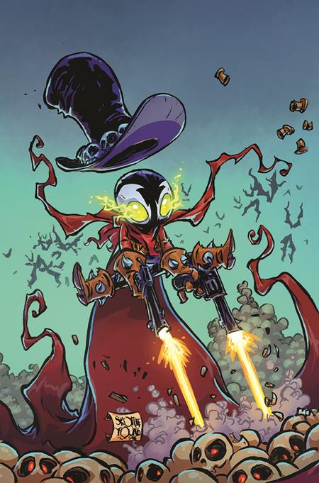KING SPAWN, GUNSLINGER SPAWN & SPAWN SCORCHED #50 - COVER C SKOTTIE YOUNG - 3 PART CROSSOVER SET (RELEASE: 4/1/26)