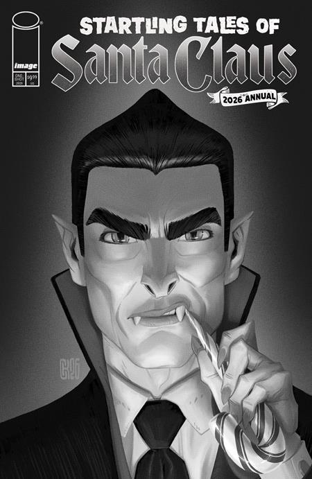 STARTLING TALES OF SANTA CLAUS 2026 - COVER D - SEAKAE B&W (RELEASE: 12/2/26)