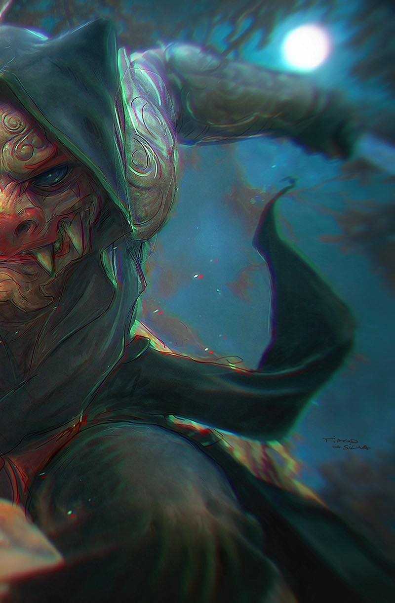 TMNT #14 SILVA - RED & BLUE CONNECTING - SET OF 2