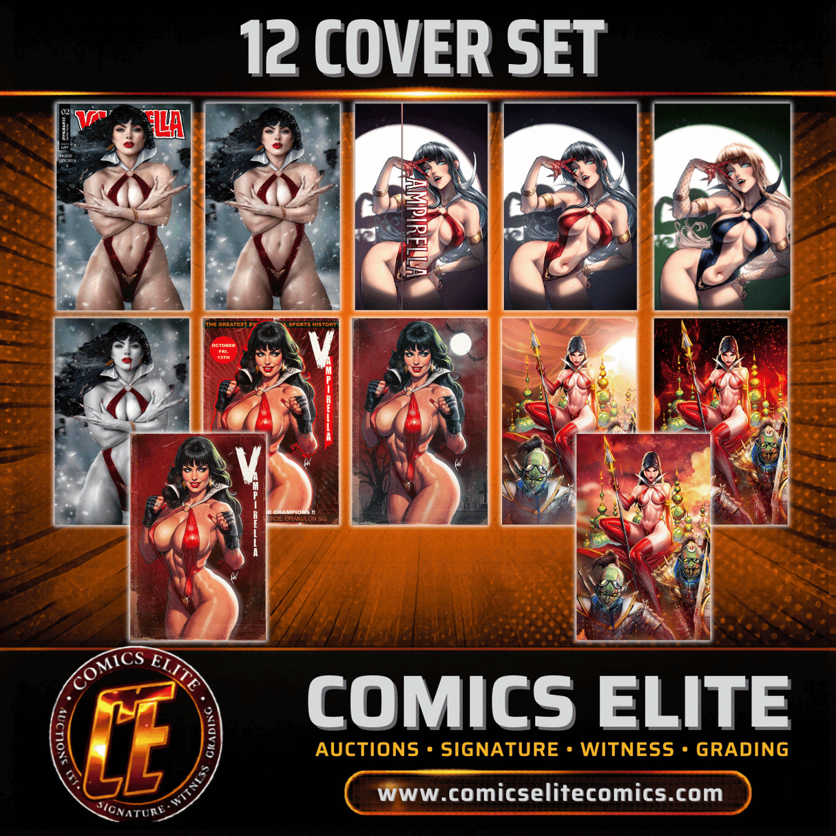VAMPIRELLA #2 - ELITE BUNDLE - 12 EXCLUSIVE VARIANTS