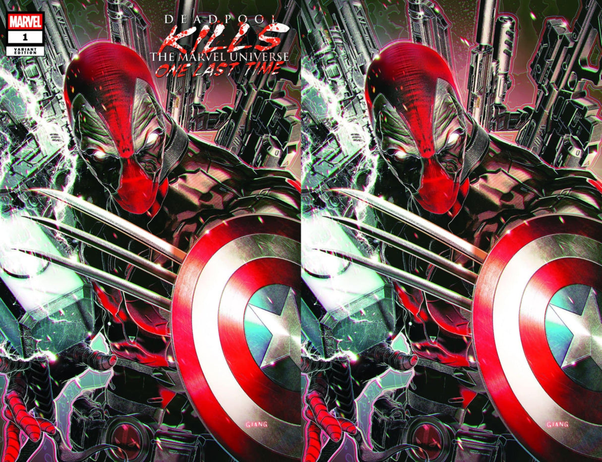 DEADPOOL KILLS THE MARVEL UNIVERSE ONE LAST TIME #1 - JOHN GIANG - TD & VIRGIN SET