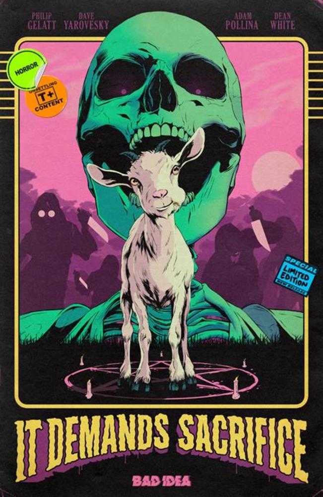 It Demands Sacrifice #1 (Of 4) Cover F 1:20 Ratio Flops Retro Variant (RELEASE: 10/21/26)