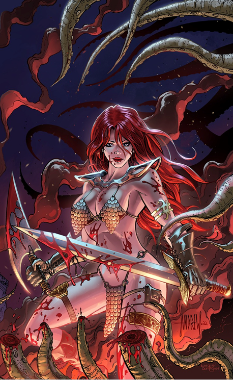 VAMPIRELLA vs RED SONJA #4 - RED SONJA VARIANT - LTD 500