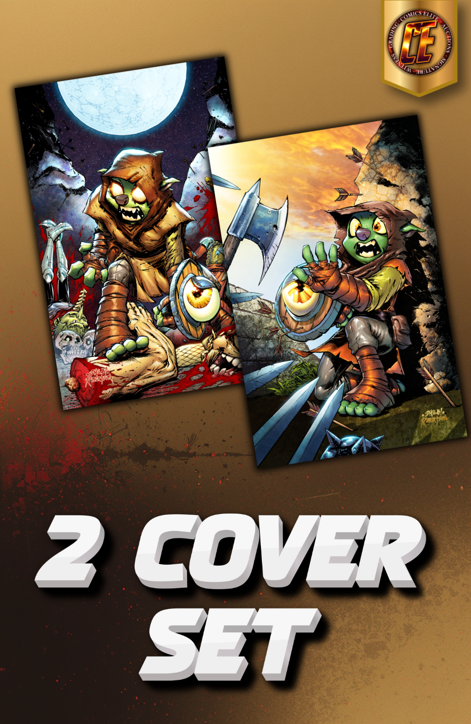 D’ORC #4 - SHELBY ROBERTSON - 2 COVER SET - LTD 500