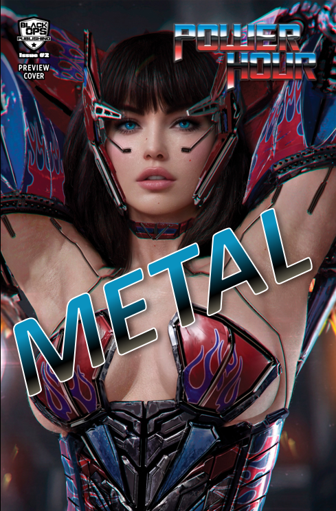 POWER HOUR #2 - SHIKARII ROBOT UP-CLOSE NICE METAL - LTD 20