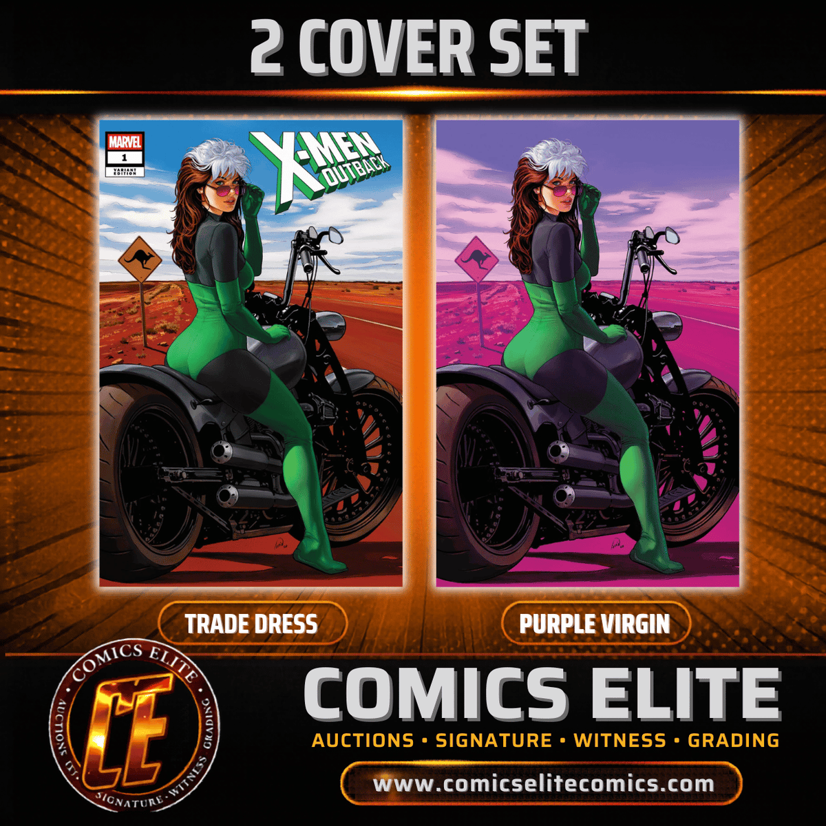 ホークアイ　他　アメコミセット X-MEN OUTBACK #1 TALAVERA - 2 COVER SET