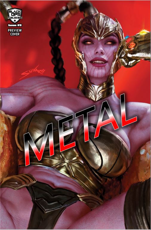 POWER HOUR #2 - SHIKARII PUMPKIN QUEEN CLOSEUP NICE METAL - LTD 20