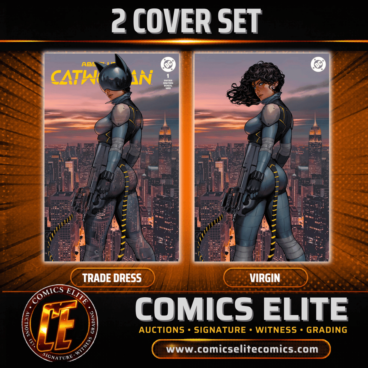 ABSOLUTE CATWOMAN #1 - TALAVERA - 2 COVER SET