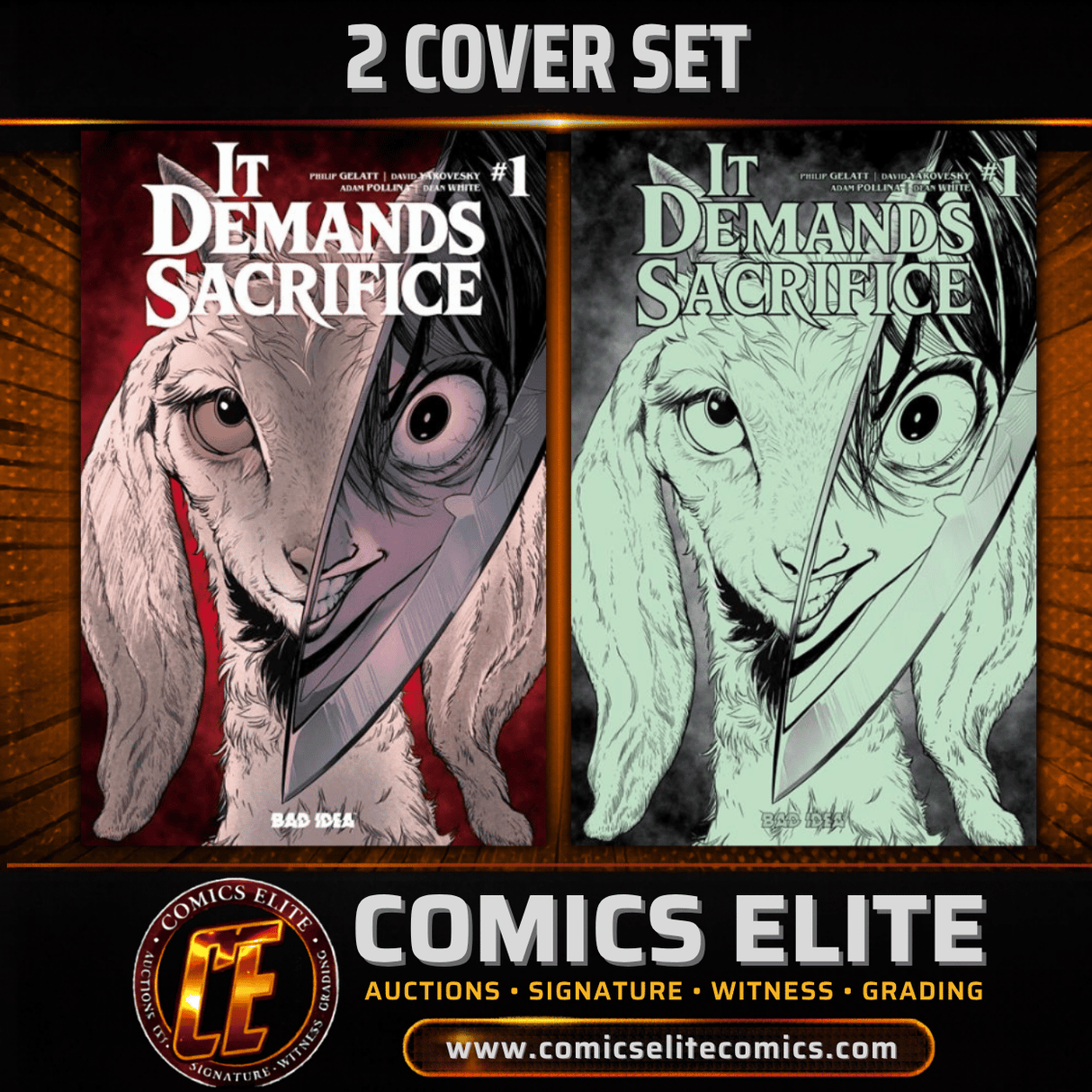 IT DEMANDS SACRIFICE #1 - POLLINA - 2 COVER SET (RELEASE: 10/7/26)