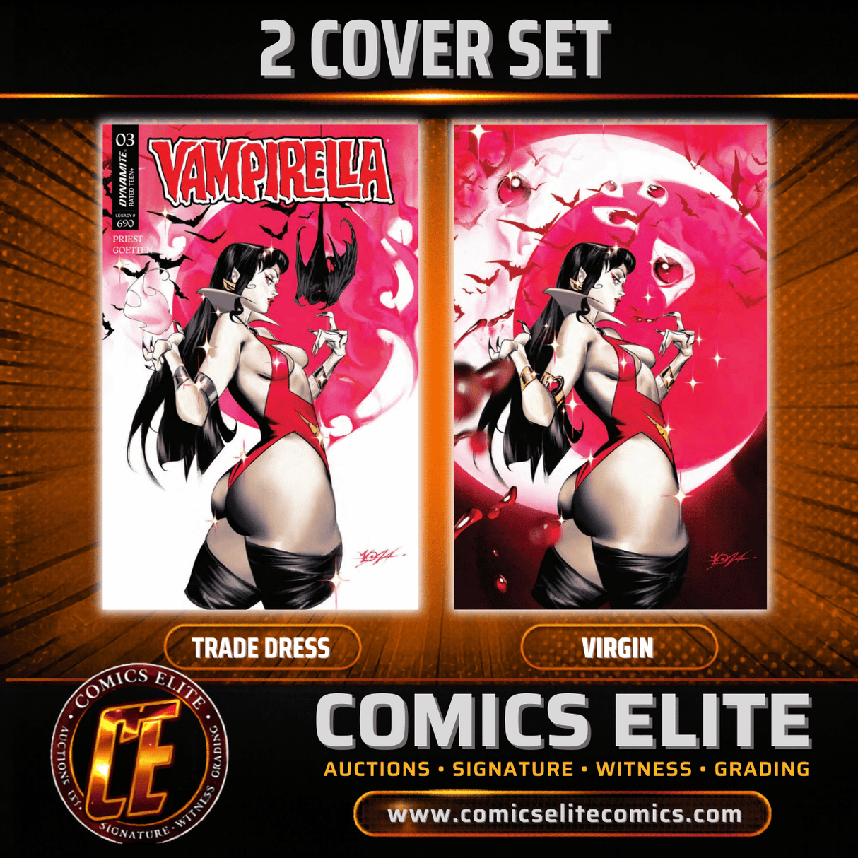 VAMPIRELLA #3 - YONA - 2 COVER SET - LTD 500