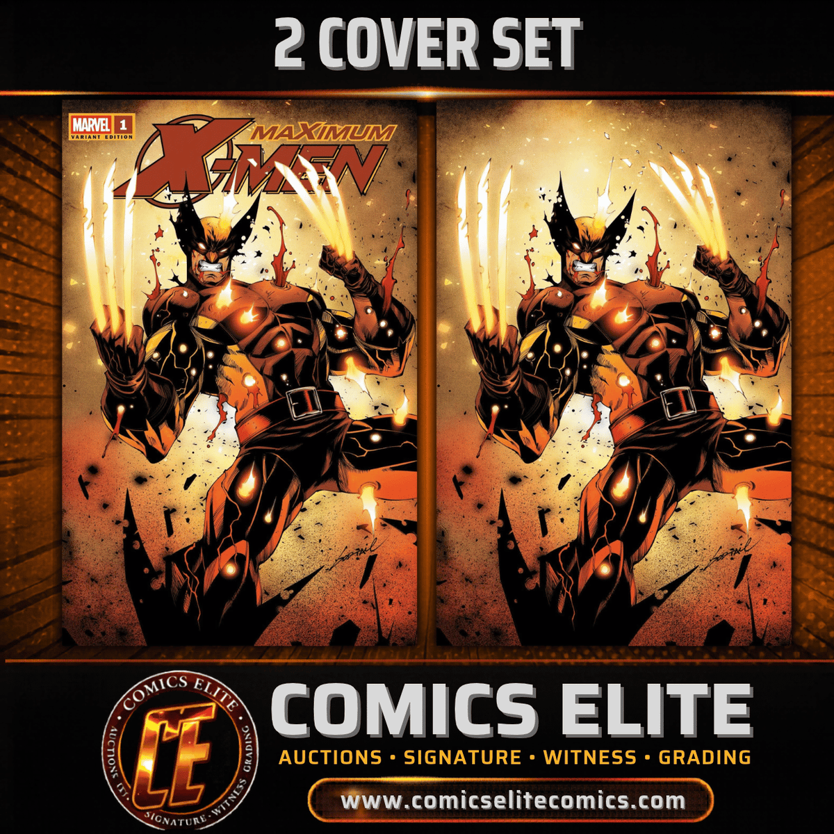 MAXIMUM X-MEN #1 - GODTAIL - TRADE & VIRGIN - 2 COVER SET