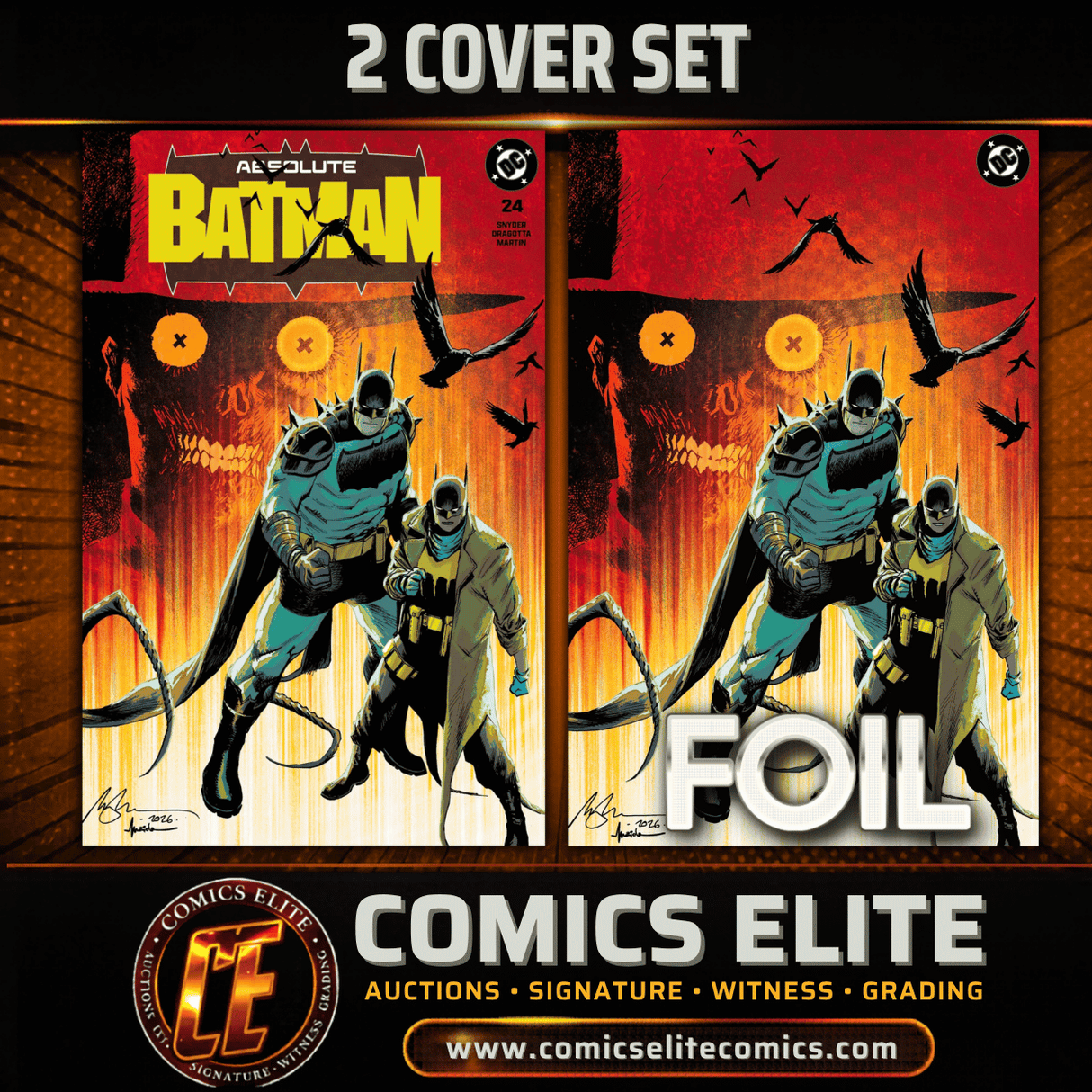 ABSOLUTE BATMAN #24 - ALBUQUERQUE - NYCC EXCLUSIVE - 2 COVER SET