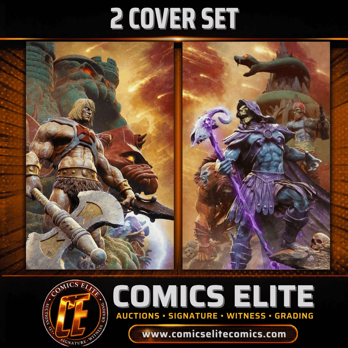 MOTU: GENESIS #1 & #2 - BJORN - VIRGIN - 2 COVER SET - LTD 750