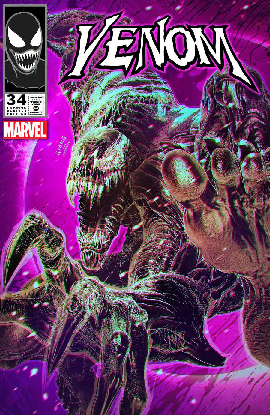 VENOM #34 JOHN GIANG EXCLUSIVE TD - LTD 3000 - KEY ISSUE