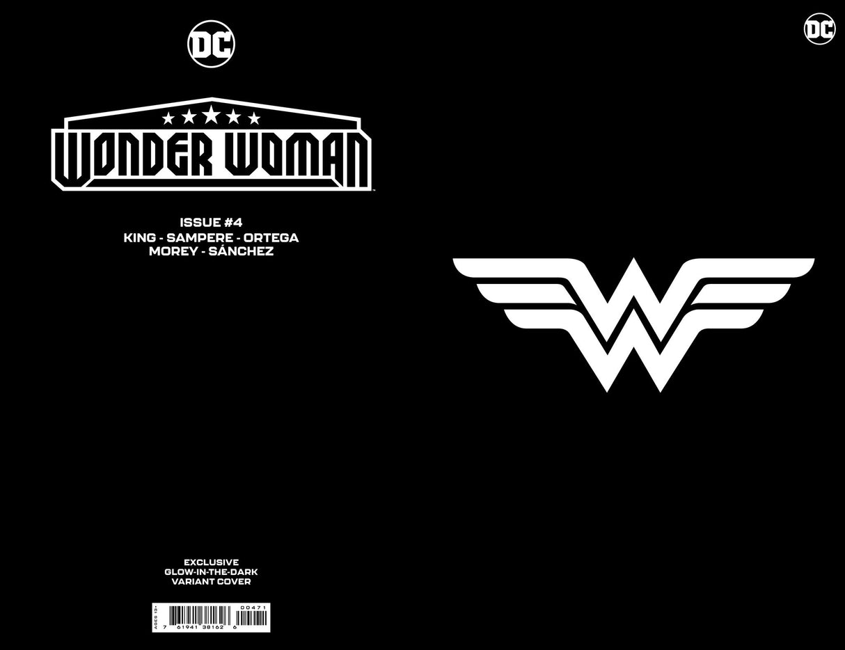 WONDER WOMAN #4 - GLOW-IN-THE-DARK COVER