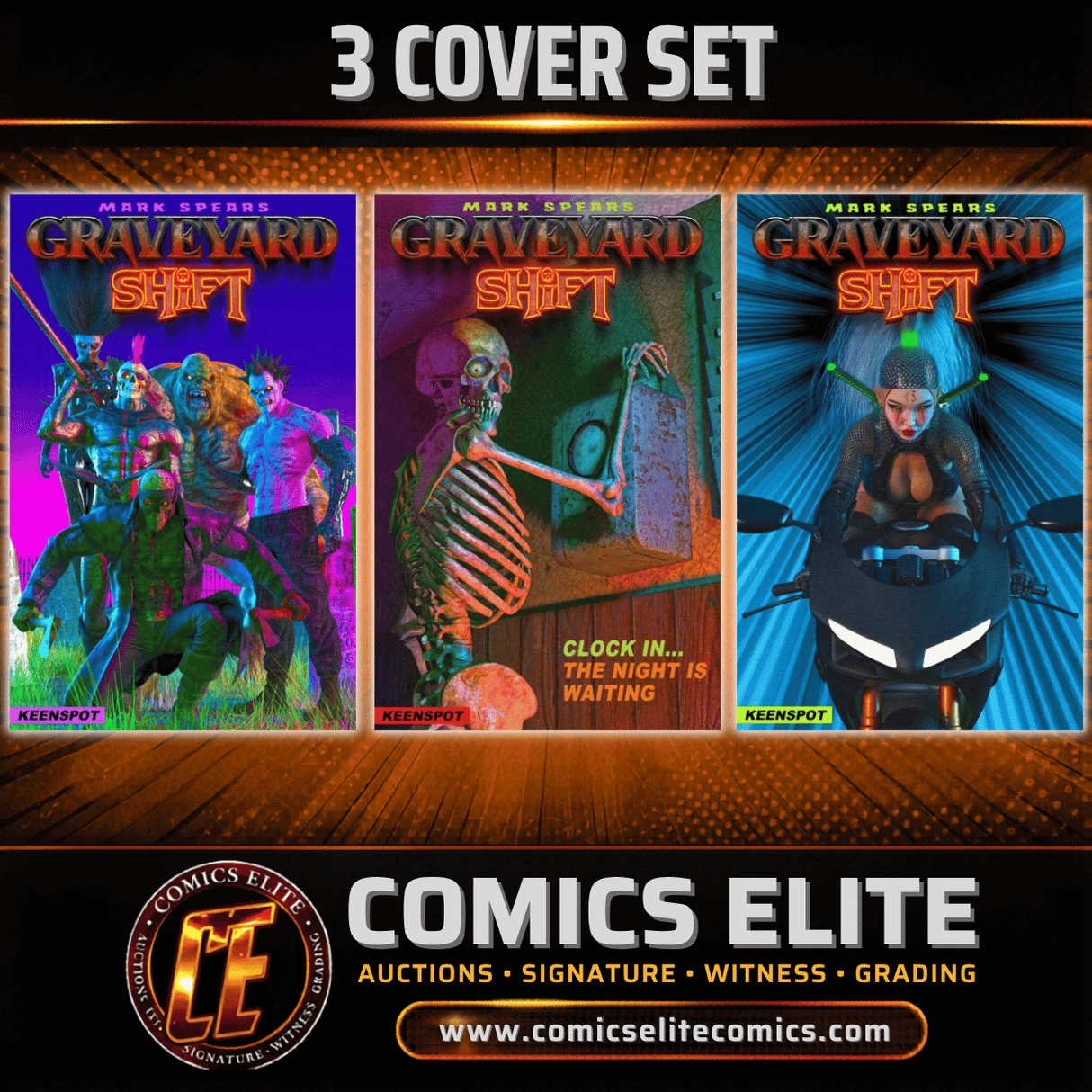 MARK SPEARS GRAVEYARD SHIFT #1 - MARK SPEARS - 3 COVER SET (RELEASE: 9/16/26)
