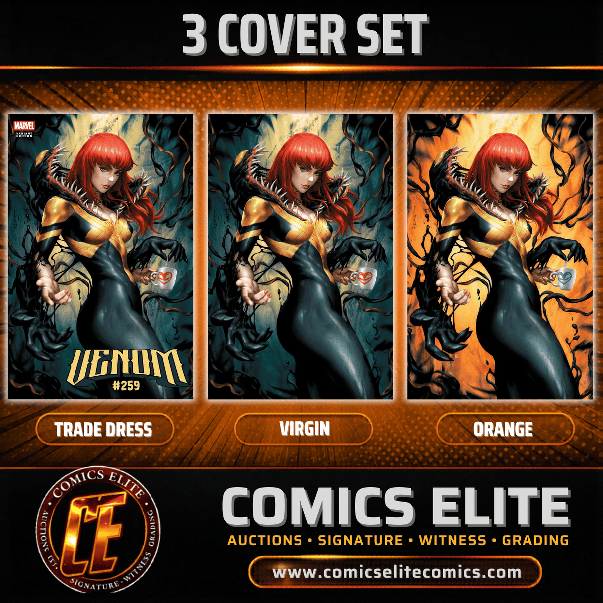 VENOM #259 - KUNKKA - 3 COVER SET