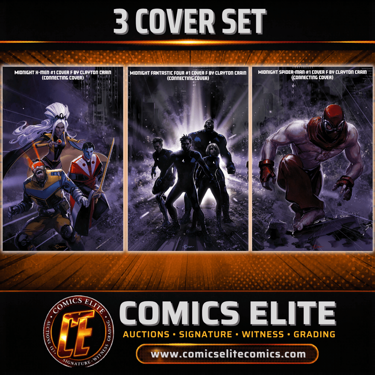 MARVEL MIDNIGHT #1 CRAIN CONNECTING - 3 COVER SET (RELEASE: 10/7/26)