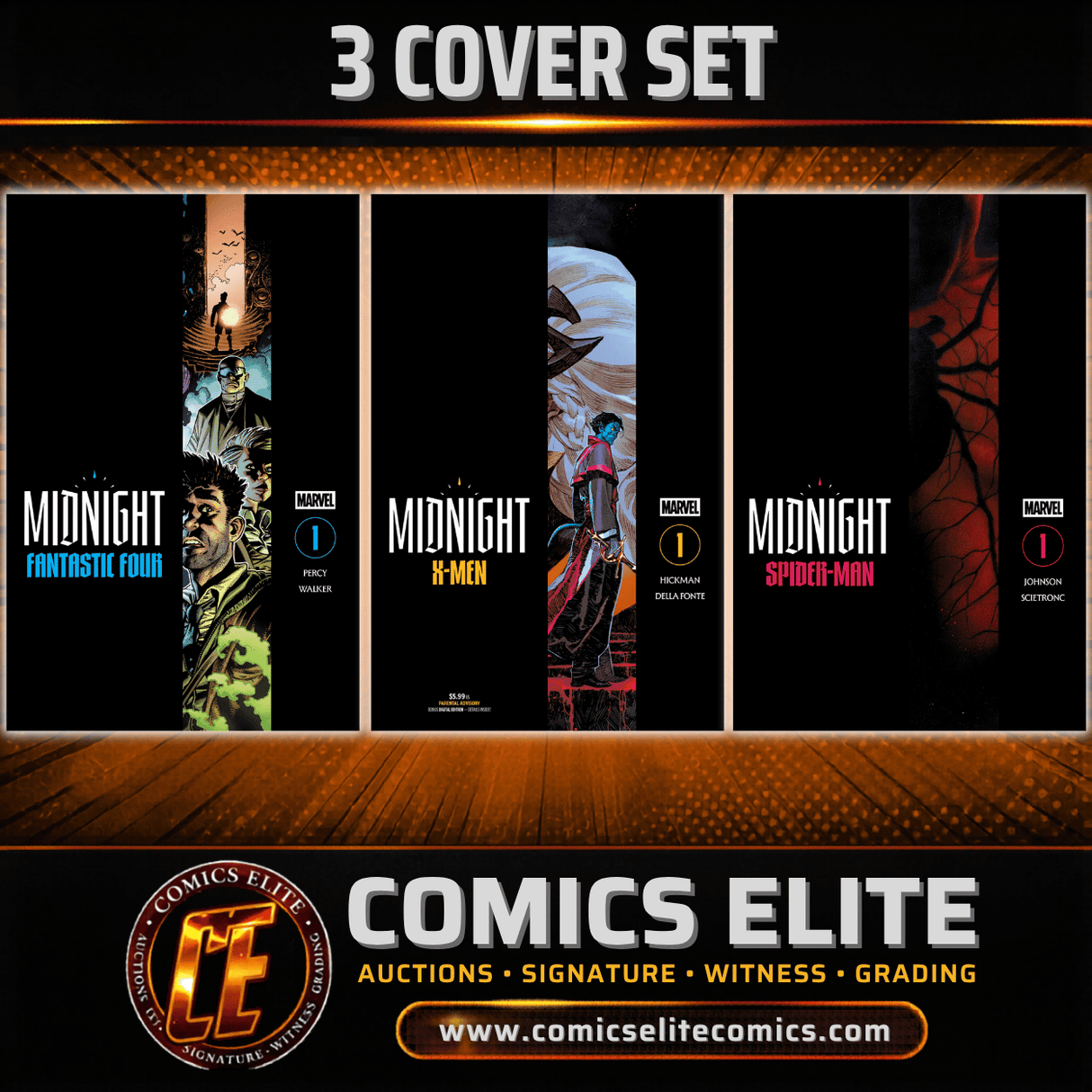 MARVEL MIDNIGHT #1 - COVER A - 3 COVER SET (RELEASE: 10/7/26)