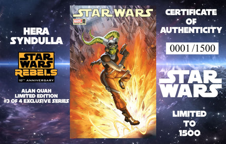 STAR WARS #44 - QUAH REBELS 10TH ANN LIM EDITION - #3 OF 4 EXCLUSIVE SERIES