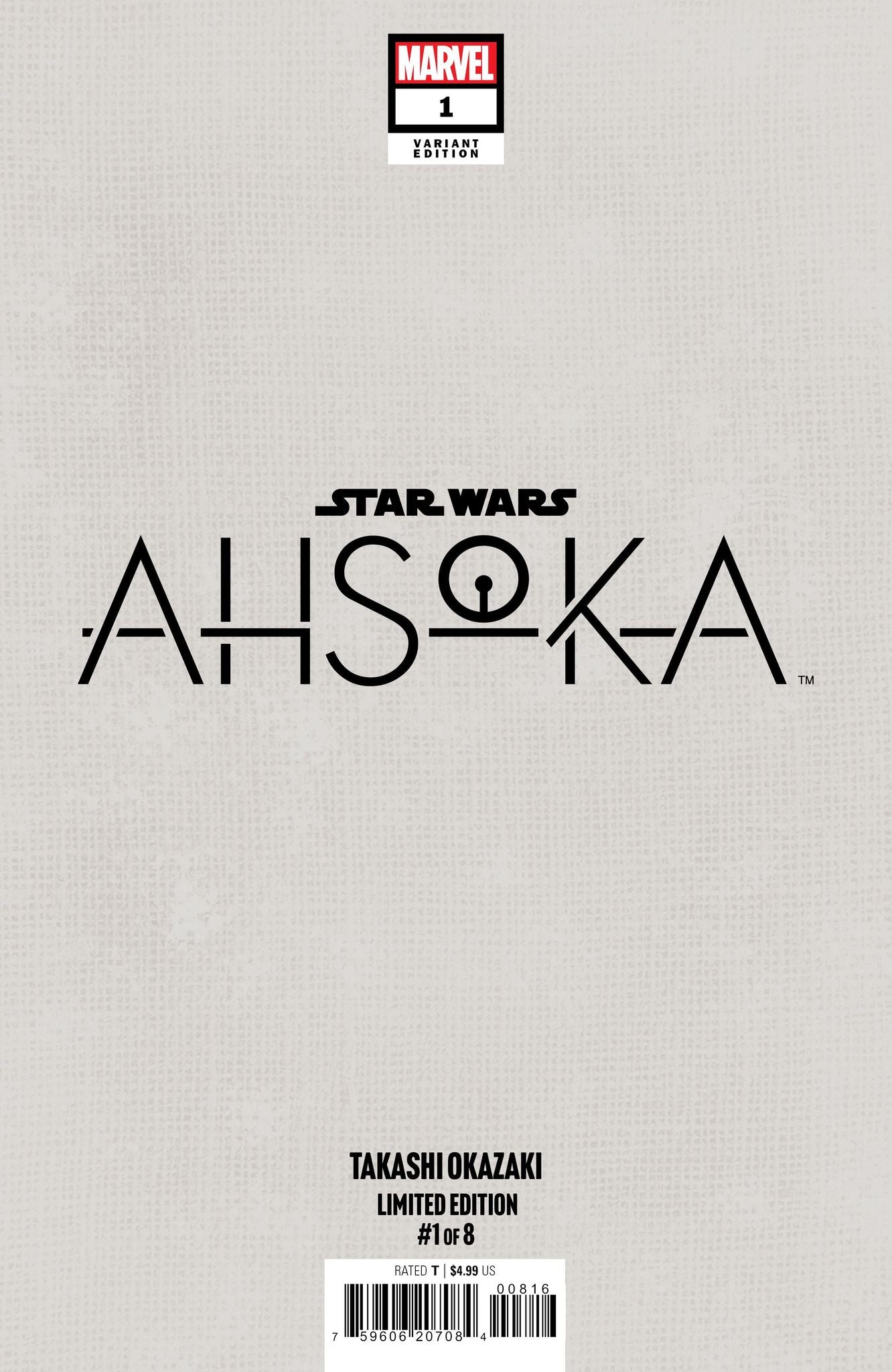 STAR WARS: AHSOKA #1 - TAKASHI OKAZAKI VIRGIN - LTD 1000