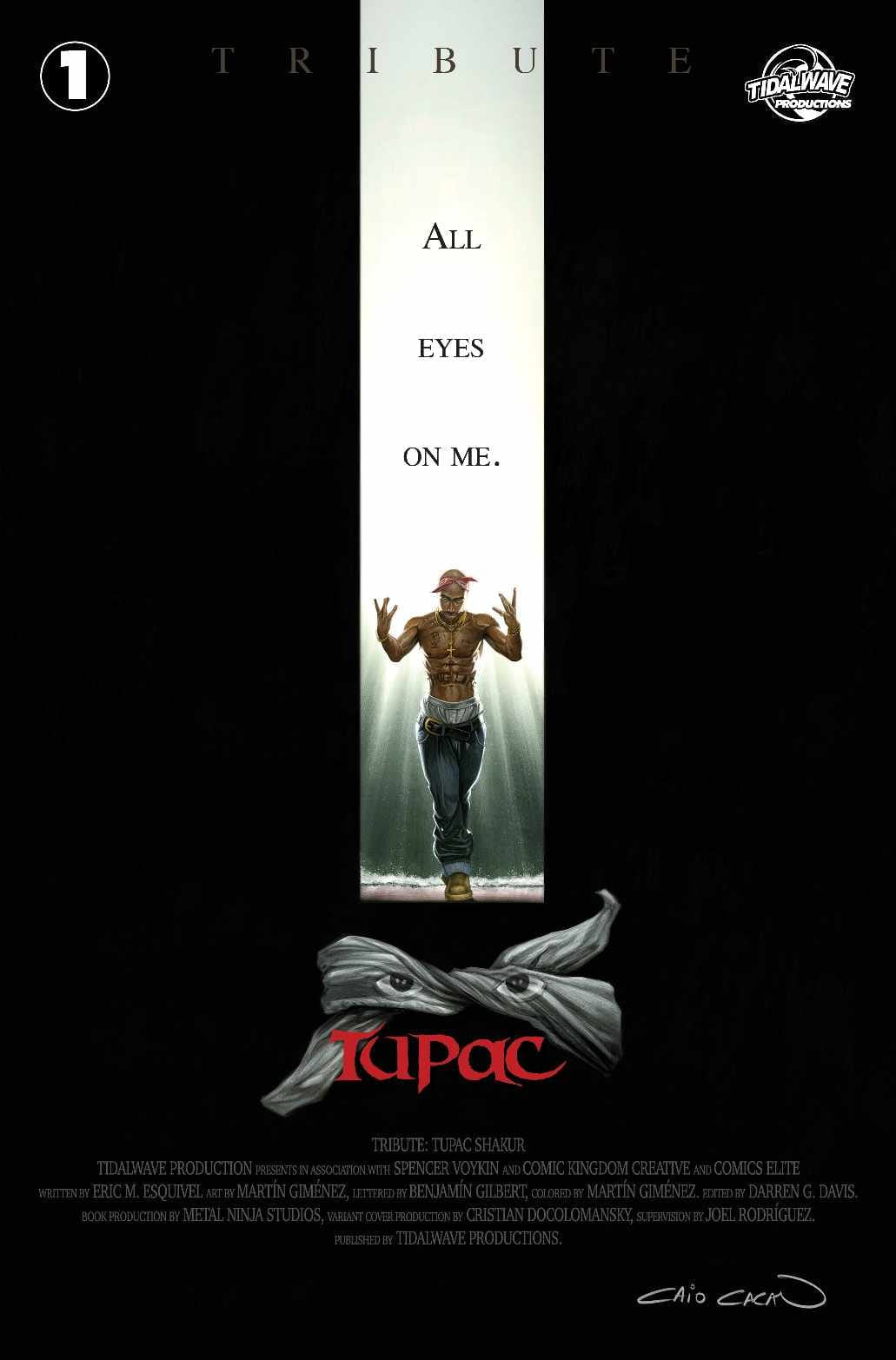 TRIBUTE: TUPAC SHAKUR #1 - CAIO CACAU - TRADE - LTD 600